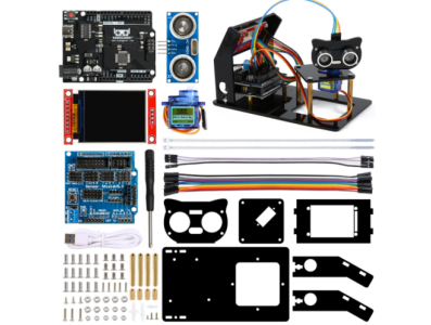 Kit Educacional Maker de Radar Ultrass&ocirc;nico de Simula&ccedil;&atilde;o para Arduino - Imagem 1