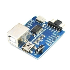 M&oacute;dulo USB Serial FT232RL 3 em 1 com interfaces Tipo B, Mini e Micro para UART