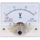 Medidor 85C1-V DC Ponteiro Volt&iacute;metro 0-30 V Tamanho: 64*56 mm - Thumb 1