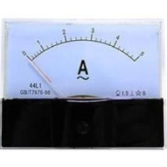Amper&iacute;metro 44L1-A AC Painel Anal&oacute;gico Ponteiro Amper&iacute;metro Direto 5 A Tamanho: 100 mm x 80 mm