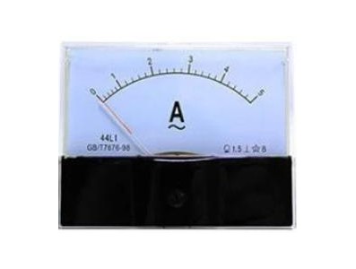 Amper&iacute;metro 44L1-A AC Painel Anal&oacute;gico Ponteiro Amper&iacute;metro Direto 5 A Tamanho: 100 mm x 80 mm - Imagem 1