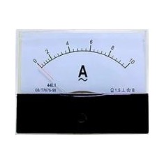 Amper&iacute;metro 44L1-A AC Painel Anal&oacute;gico Ponteiro Amper&iacute;metro Direto 10 A Tamanho: 100 mm x 80 mm