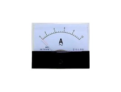 Amper&iacute;metro 44L1-A AC Painel Anal&oacute;gico Ponteiro Amper&iacute;metro Direto 10 A Tamanho: 100 mm x 80 mm - Imagem 1