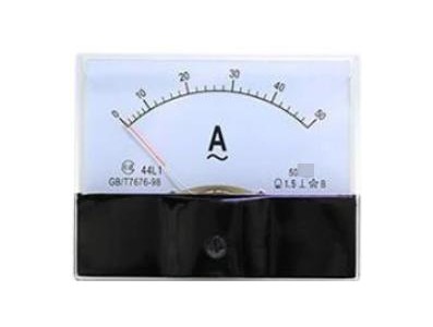 Amper&iacute;metro 44L1-A AC Painel Anal&oacute;gico Ponteiro Amper&iacute;metro Direto 50 A Tamanho: 100 mm x 80 mm - Imagem 1