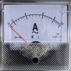 Medidor DH-80 AC Amper&iacute;metro Ponteiro AC0-15 A Tamanho: 82*82 mm