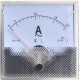 Medidor DH-80 AC Amper&iacute;metro Ponteiro AC0-20 A Tamanho: 82*82 mm - Thumb 1
