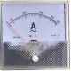Medidor DH-80 AC Amper&iacute;metro Ponteiro AC0-50 A Tamanho: 82*82 mm - Thumb 1
