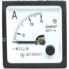 Medidor 99T1-A AC Amper&iacute;metro Ponteiro Direto 0-3 A Tamanho: 48*48 mm