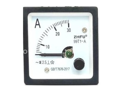Medidor 99T1-A AC Amper&iacute;metro Ponteiro Direto 0-3 A Tamanho: 48*48 mm - Imagem 1