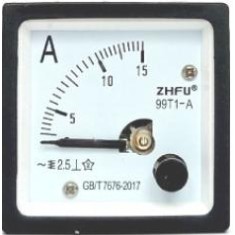 Medidor 99T1-A AC Amper&iacute;metro Ponteiro Direto 0-15 A Tamanho: 48*48 mm