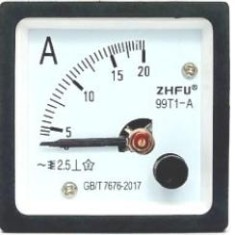 Medidor 99T1-A AC Amper&iacute;metro Ponteiro Direto 0-20 A Tamanho: 48*48 mm