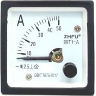 Medidor 99T1-A AC Amper&iacute;metro Ponteiro Direto 0-50 A Tamanho: 48*48 mm
