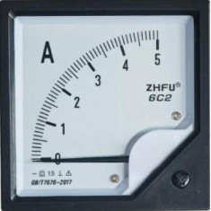 Medidor 6C2-A DC Amper&iacute;metro Ponteiro 0-100mA Tamanho: 80*80 mm