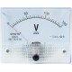Medidor de ponteiro de volt&iacute;metro DC 69C9-V 0-150 V Tamanho: 64*56 mm - Thumb 1