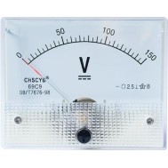 Medidor de ponteiro de volt&iacute;metro DC 69C9-V 0-150 V Tamanho: 64*56 mm