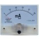 Amper&iacute;metro 69C9-V DC Mili 0-50mA Tamanho: 80*64 mm - Thumb 1