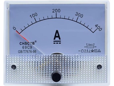 Amper&iacute;metro 69C9-V DC 0-400 A Tamanho: 80*64 mm - Imagem 1