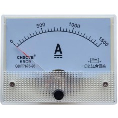Amper&iacute;metro DC 69C9-V 0-1500 A Tamanho: 80*64 mm