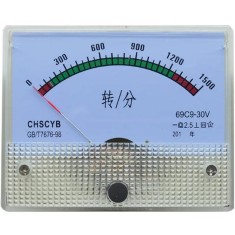Volt&iacute;metro 69C9-V Ponteiro DC 30 V 1000 RPM Tamanho: 80*64 mm