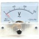Amper&iacute;metro 85L1-V Ponteiro AC Anal&oacute;gico 0-450 V Tamanho:64*56 mm - Thumb 1