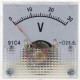Volt&iacute;metro 91C4-V Ponteiro DC 0-30 V Tamanho:45x45 mm - Thumb 1