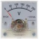 Volt&iacute;metro 91C4-V Ponteiro DC 0-250 V Tamanho:45x45 mm - Thumb 1
