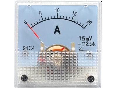 Medidor 91C4-A Ponteiro Amper&iacute;metro DC 0-20 A/75mV Observa&ccedil;&atilde;o: O de 20 A acima precisa ser usado com um... - Imagem 1