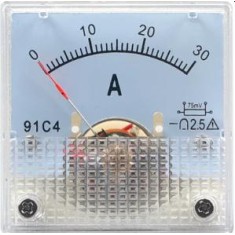Medidor 91C4-A Ponteiro Amper&iacute;metro DC 0-30 A/75mV Observa&ccedil;&atilde;o: O de 30 A acima precisa ser usado com um...