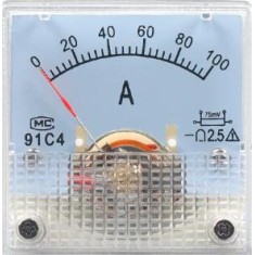Medidor 91C4-A Ponteiro Amper&iacute;metro DC 0-150 A/75mV Observa&ccedil;&atilde;o: O de 150 A acima precisa ser usado com um...