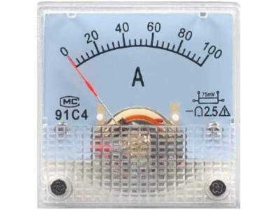 Medidor 91C4-A Ponteiro Amper&iacute;metro DC 0-150 A/75mV Observa&ccedil;&atilde;o: O de 150 A acima precisa ser usado com um... - Imagem 1