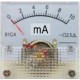 Amper&iacute;metro Ponteiro 91C4-mA DC 10mA Tamanho 45x45 mm - Thumb 1