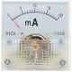 Amper&iacute;metro Ponteiro 91C4-mA DC 20mA Tamanho 45x45 mm - Thumb 1