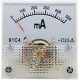 Amper&iacute;metro Ponteiro 91C4-mA DC 500mA Tamanho 45x45 mm - Thumb 1