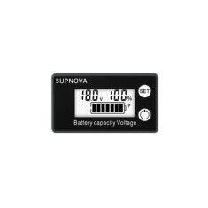 Bateria Indicador de capacidade da DC8 V-100 V chumbo &aacute;cido l&iacute;tio lifepo4 volt&iacute;metro medidor de tens&atilde;o...