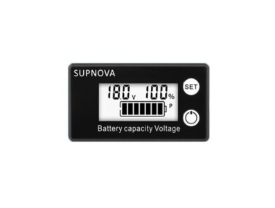 Bateria Indicador de capacidade da DC8 V-100 V chumbo &aacute;cido l&iacute;tio lifepo4 volt&iacute;metro medidor de tens&atilde;o... - Imagem 1