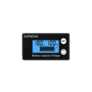 Bateria Indicador de capacidade da DC8 V-100 V chumbo &aacute;cido l&iacute;tio lifepo4 volt&iacute;metro medidor de tens&atilde;o...