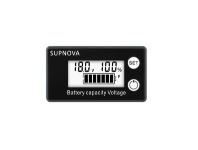 Bateria Indicador de capacidade da DC8 V-100 V chumbo &aacute;cido l&iacute;tio lifepo4 volt&iacute;metro medidor de tens&atilde;o... - Imagem 1
