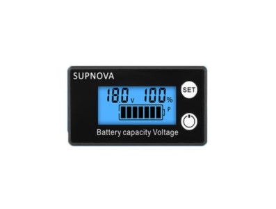 Bateria Indicador de capacidade da DC8 V-100 V chumbo &aacute;cido l&iacute;tio lifepo4 volt&iacute;metro medidor de tens&atilde;o... - Imagem 1