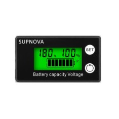 Bateria Indicador de capacidade da DC8 V-100 V chumbo &aacute;cido l&iacute;tio lifepo4 volt&iacute;metro medidor de tens&atilde;o...
