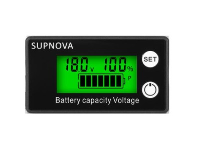 Bateria Indicador de capacidade da DC8 V-100 V chumbo &aacute;cido l&iacute;tio lifepo4 volt&iacute;metro medidor de tens&atilde;o... - Imagem 1