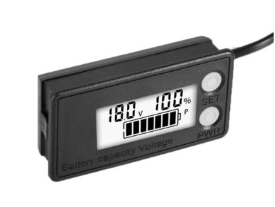 Bateria Indicador de capacidade da &agrave; prova d'&aacute;gua DC8 V-100 V chumbo &aacute;cido l&iacute;tio lifepo4 volt&iacute;metro... - Imagem 1