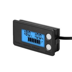 Bateria Indicador de capacidade da &agrave; prova d'&aacute;gua DC8 V-100 V chumbo &aacute;cido l&iacute;tio LiFePO4 volt&iacute;metro...
