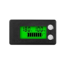Bateria Indicador de capacidade da &agrave; prova d'&aacute;gua DC8 V-100 V chumbo &aacute;cido l&iacute;tio LiFePO4 volt&iacute;metro...