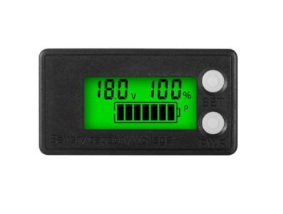 Bateria Indicador de capacidade da &agrave; prova d'&aacute;gua DC8 V-100 V chumbo &aacute;cido l&iacute;tio LiFePO4 volt&iacute;metro... - Imagem 1