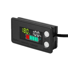Bateria Indicador de capacidade da &agrave; prova d'&aacute;gua DC8 V-100 V chumbo &aacute;cido l&iacute;tio lifepo4 volt&iacute;metro...