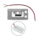 Bateria Indicador de capacidade da DC 8 V-100 V LCD digital Volt&iacute;metro Medidor de eletricidade branco - Thumb 1