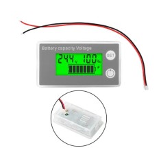 Bateria Indicador de capacidade da DC 8 V-100 V LCD digital Volt&iacute;metro Medidor de eletricidade verde