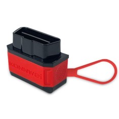 KONNWEI KW906 OBD2 scanner Bluetooth 5.0 Ferramenta de diagn&oacute;stico de carro para Android iOS Vermelho