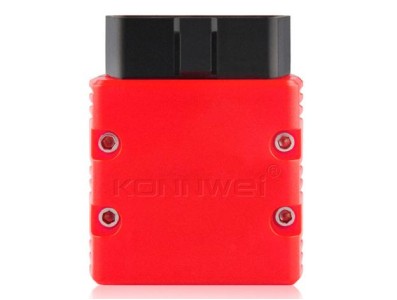 KONNWEI KW902 Bluetooth 5.0 Auto scanner OBD2 ferramenta de diagn&oacute;stico de carro para Android iOS vermelho - Imagem 1