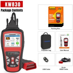 KONNWEI KW830 Ferramenta de scanner de carro Leitor de c&oacute;digo autom&aacute;tico OBD2 OBDII Ferramenta de diagn&oacute;stico